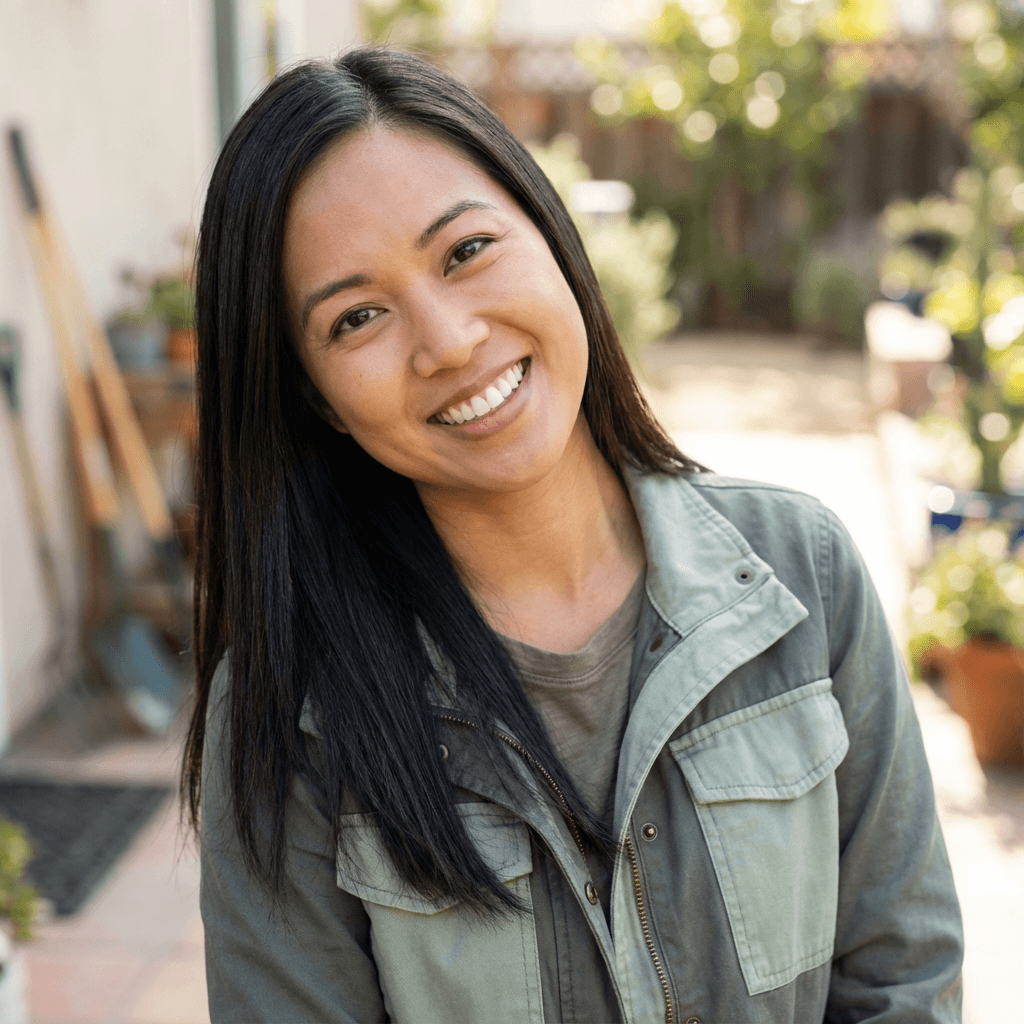 Female therapist in her late 30s with warm professional smile